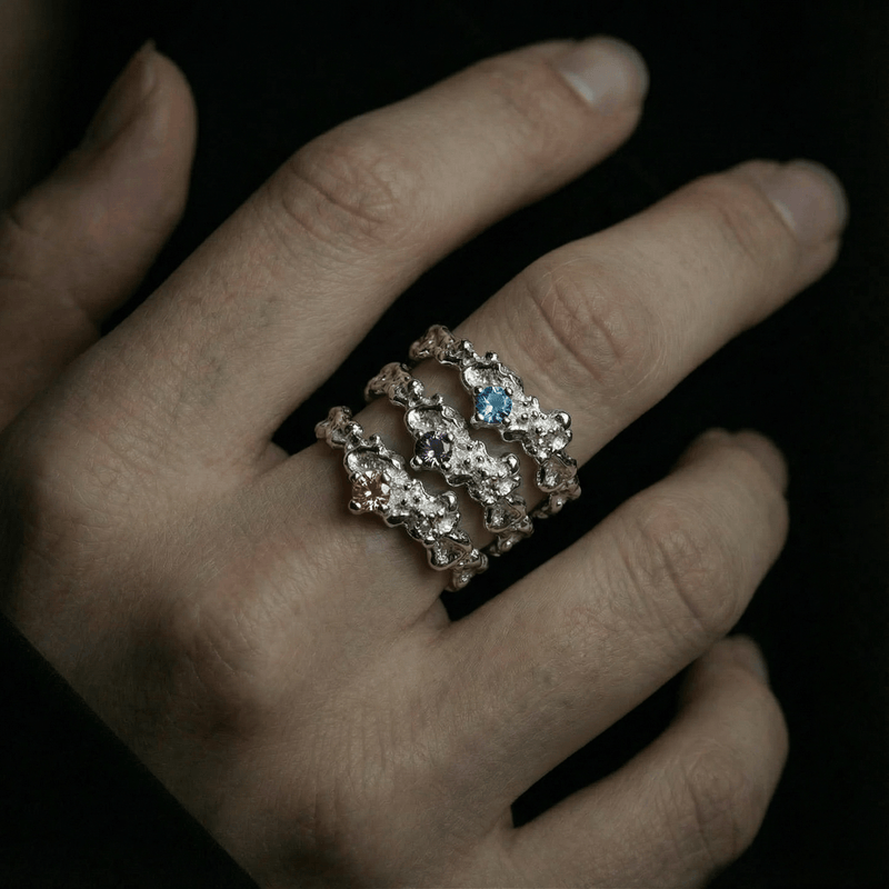 Shatterlight Silver Ring