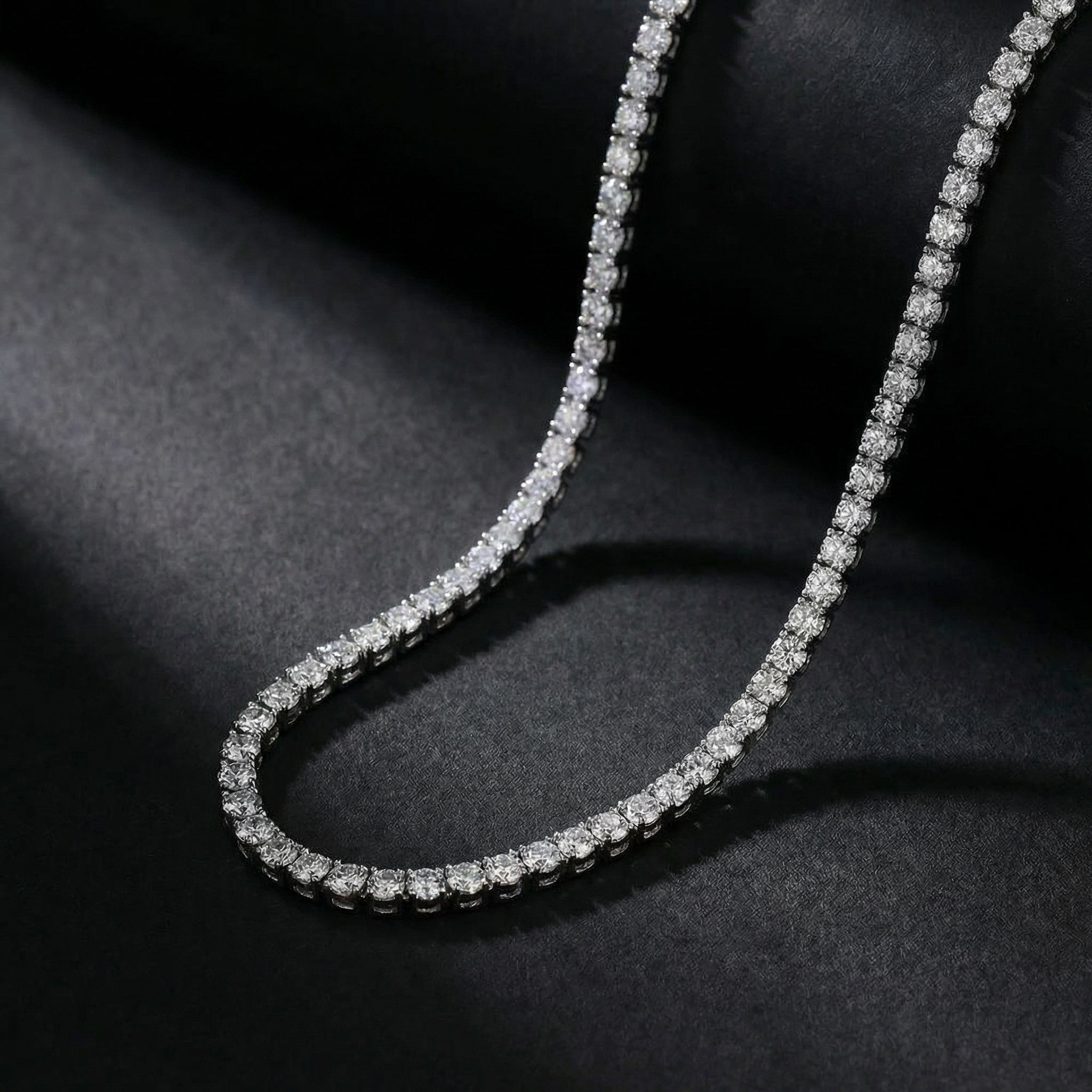 Premium Moissanite Tennis Necklace