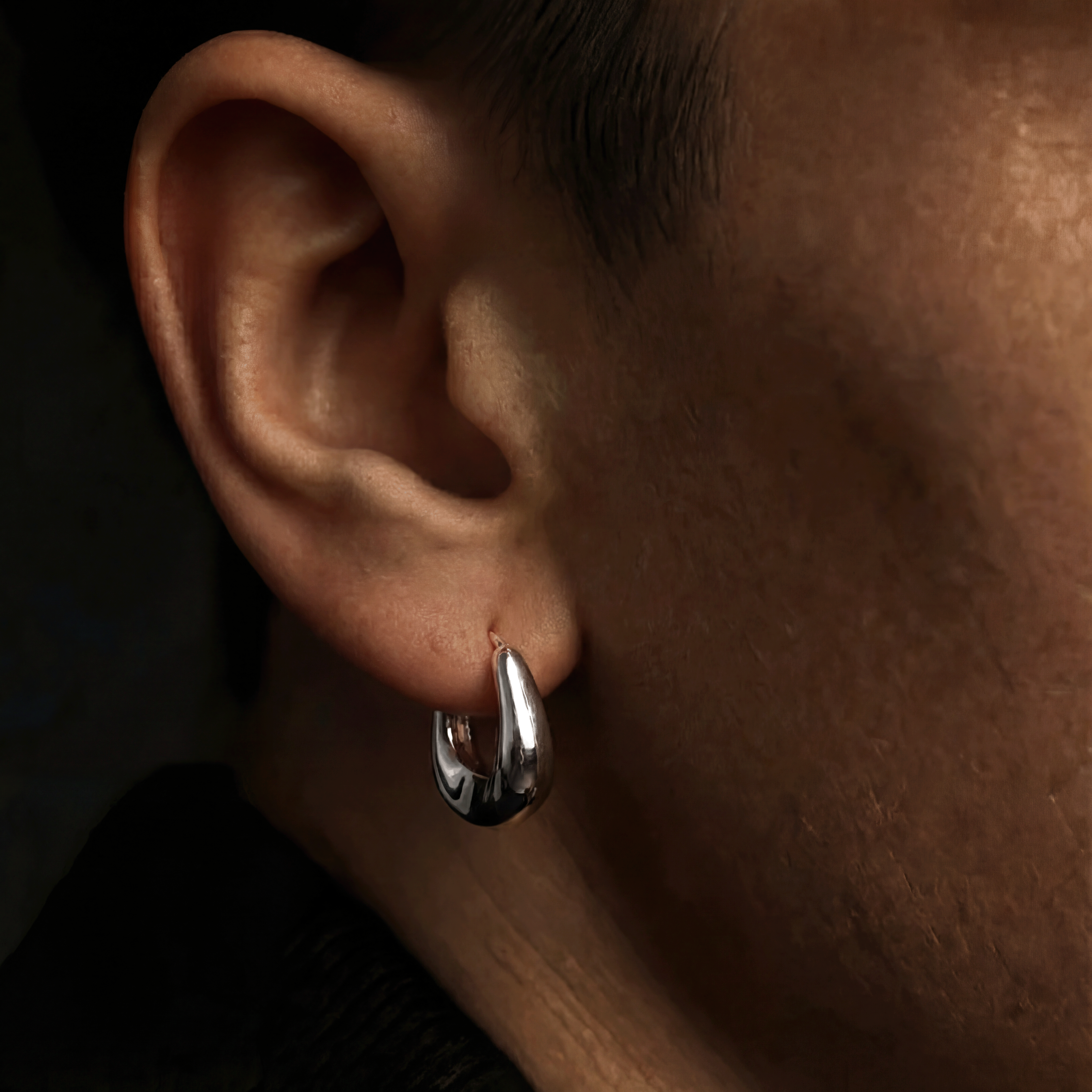 Chunky Hoop Earrings