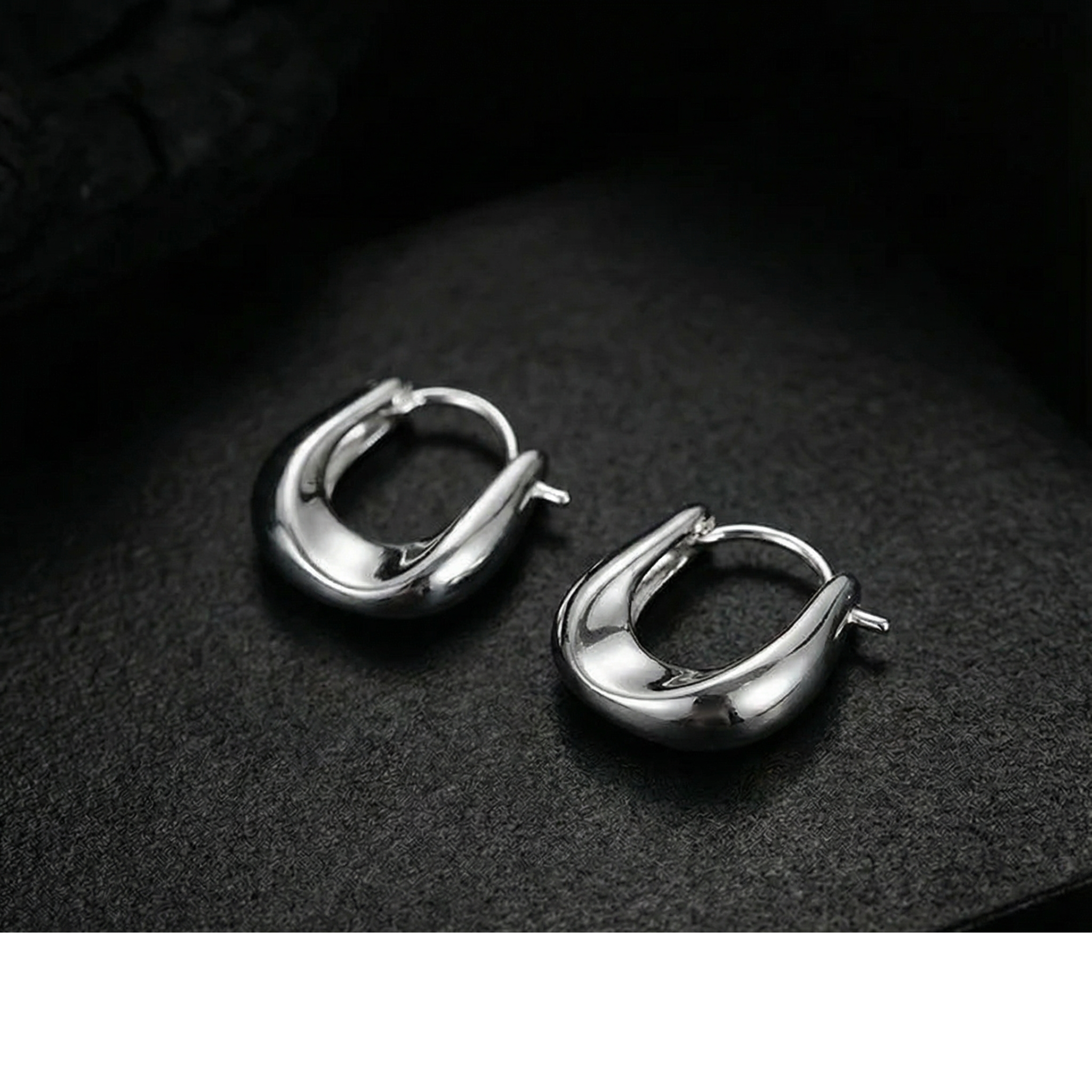 Chunky Hoop Earrings